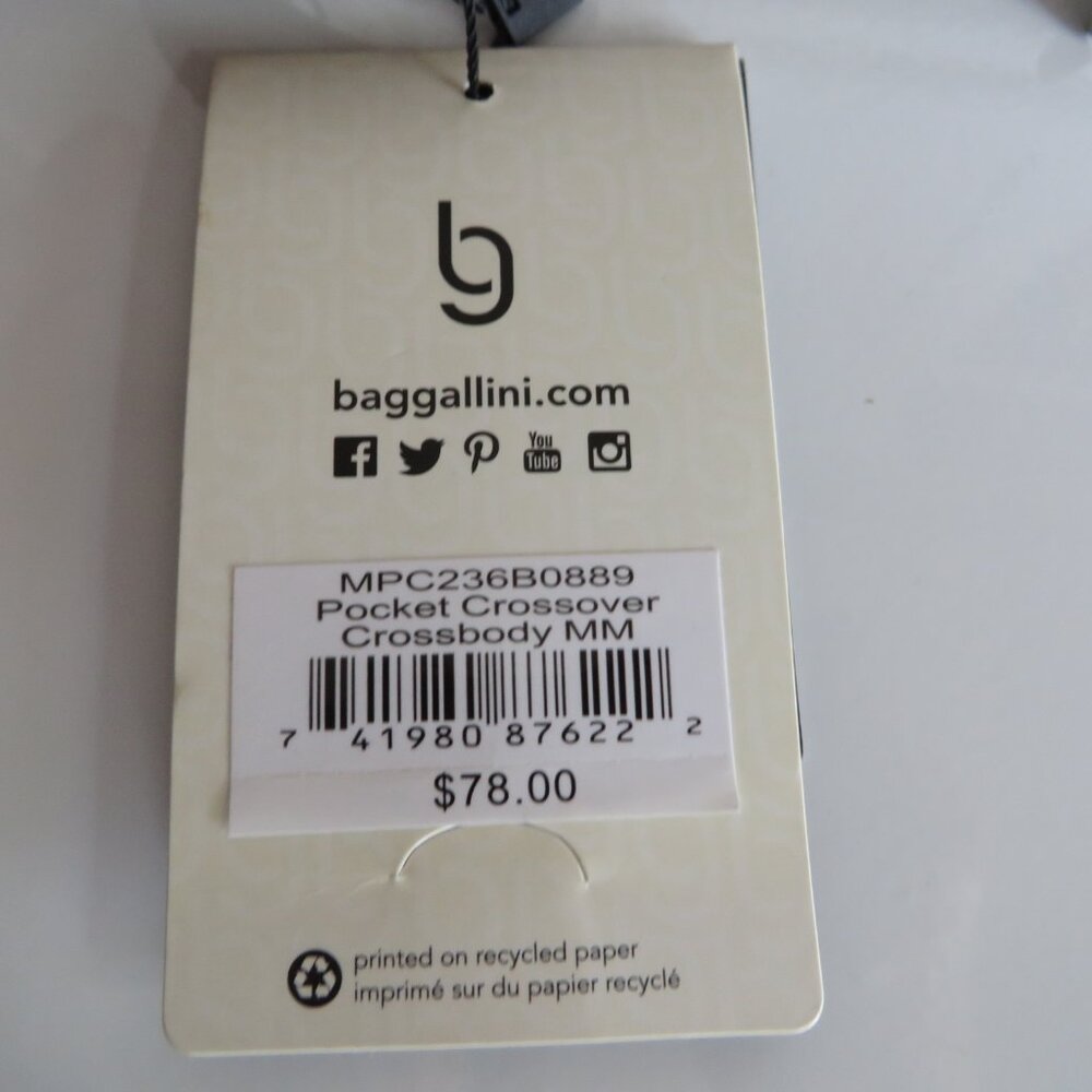 Baggallini Black and Gray Crossbody Bag - Picture 5 of 10